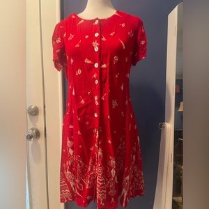 Coldwater Creek Beautiful Graffic Dress